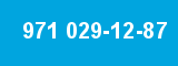 971 029-12-87 971 029-12-87